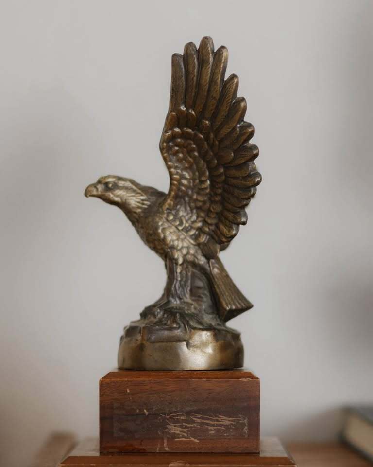 Vintage Brass Tone Eagle