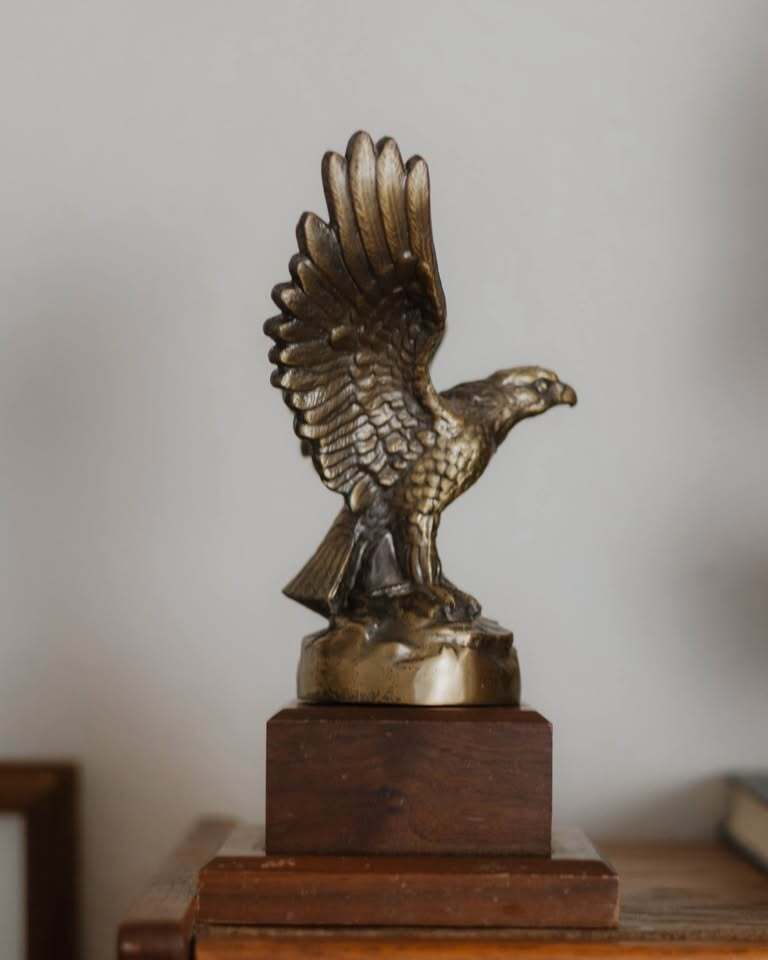 Vintage Brass Tone Eagle