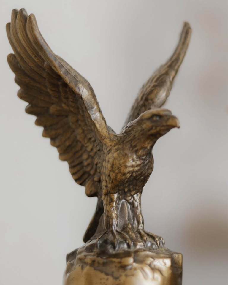 Vintage Brass Tone Eagle