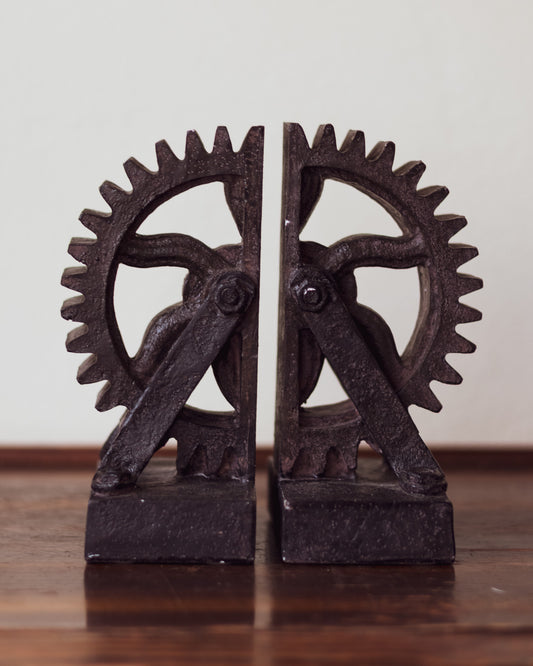 Mill Wheel Bookends