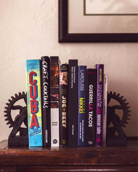 Industrial Gear Bookends