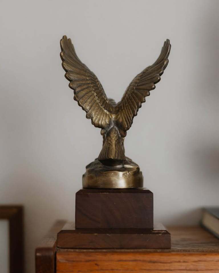 Vintage Brass Tone Eagle