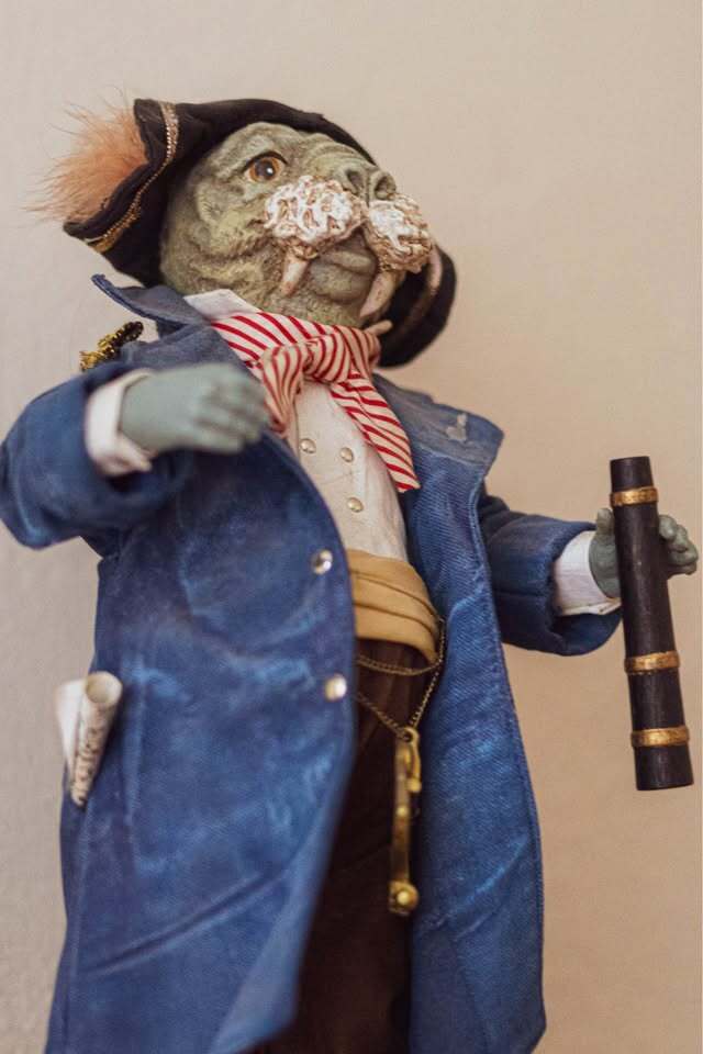 Admiral Waldo Walrus Figurine 1989